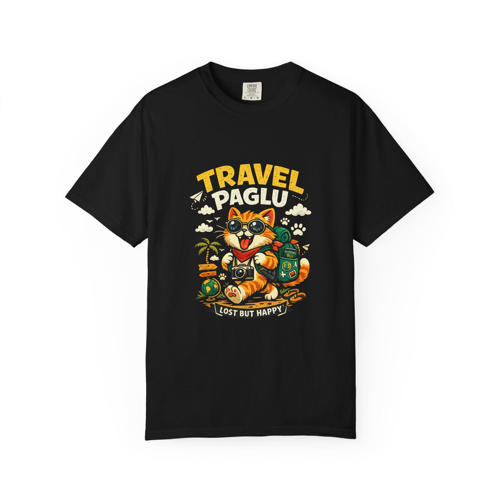 Travel Paglu Unisex Round Neck T-Shirt