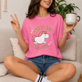 Sweet But Chaotic Unicorn Graphic T-Shirt