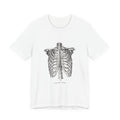 Spooky Mode Skeleton Rib Cage Round Neck Unisex T-Shirt