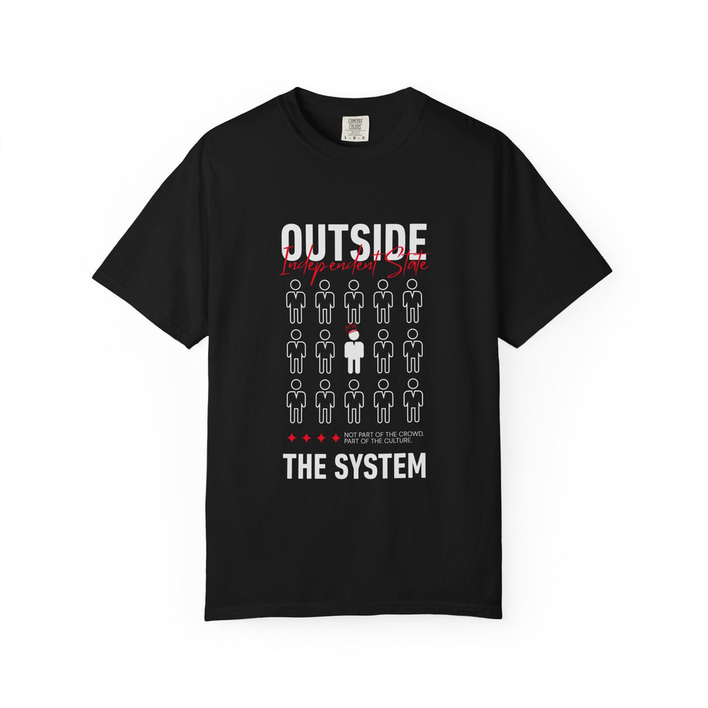 Outside The System Round Neck Unisex T-Shirt