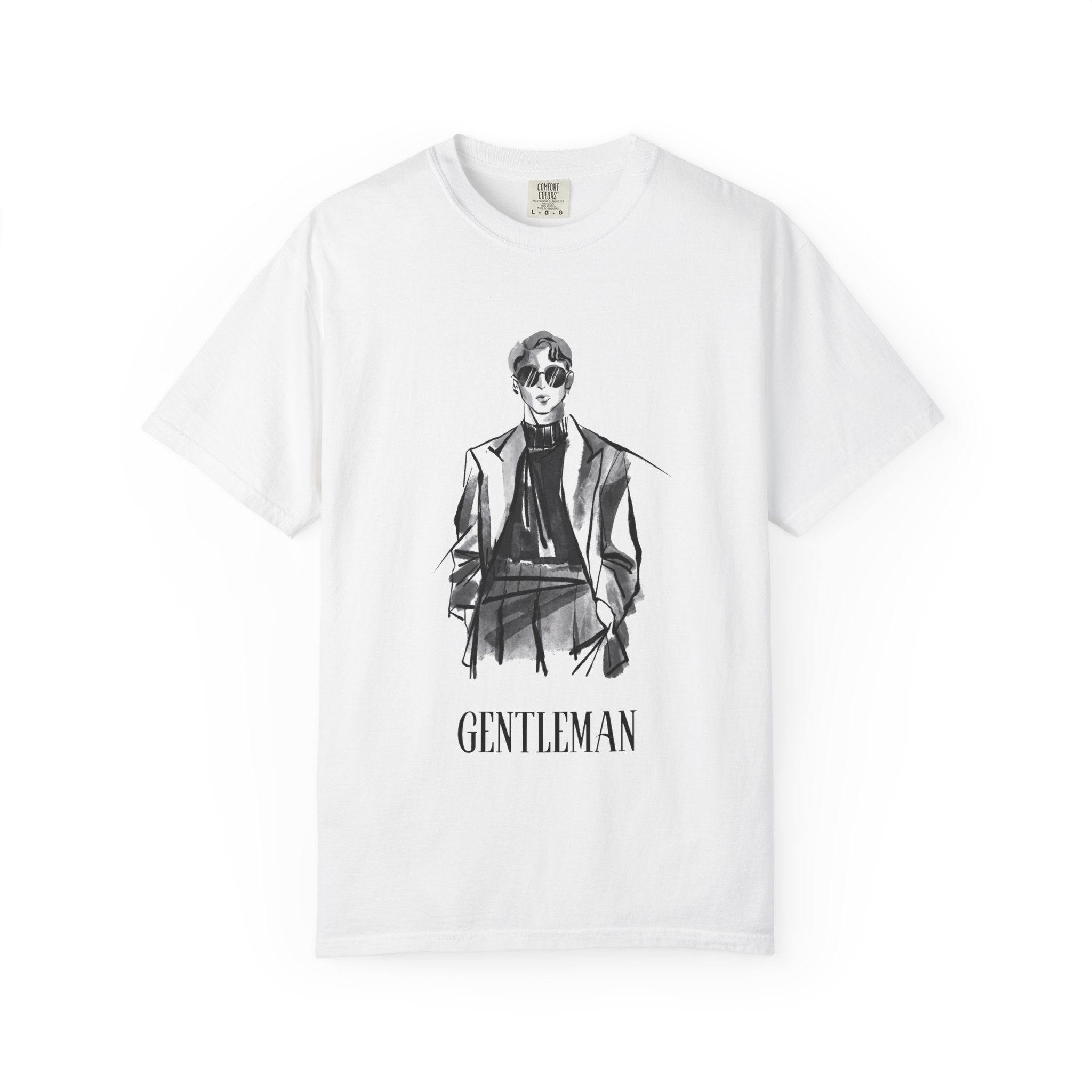 Minimalist Gentleman Artwork Tee