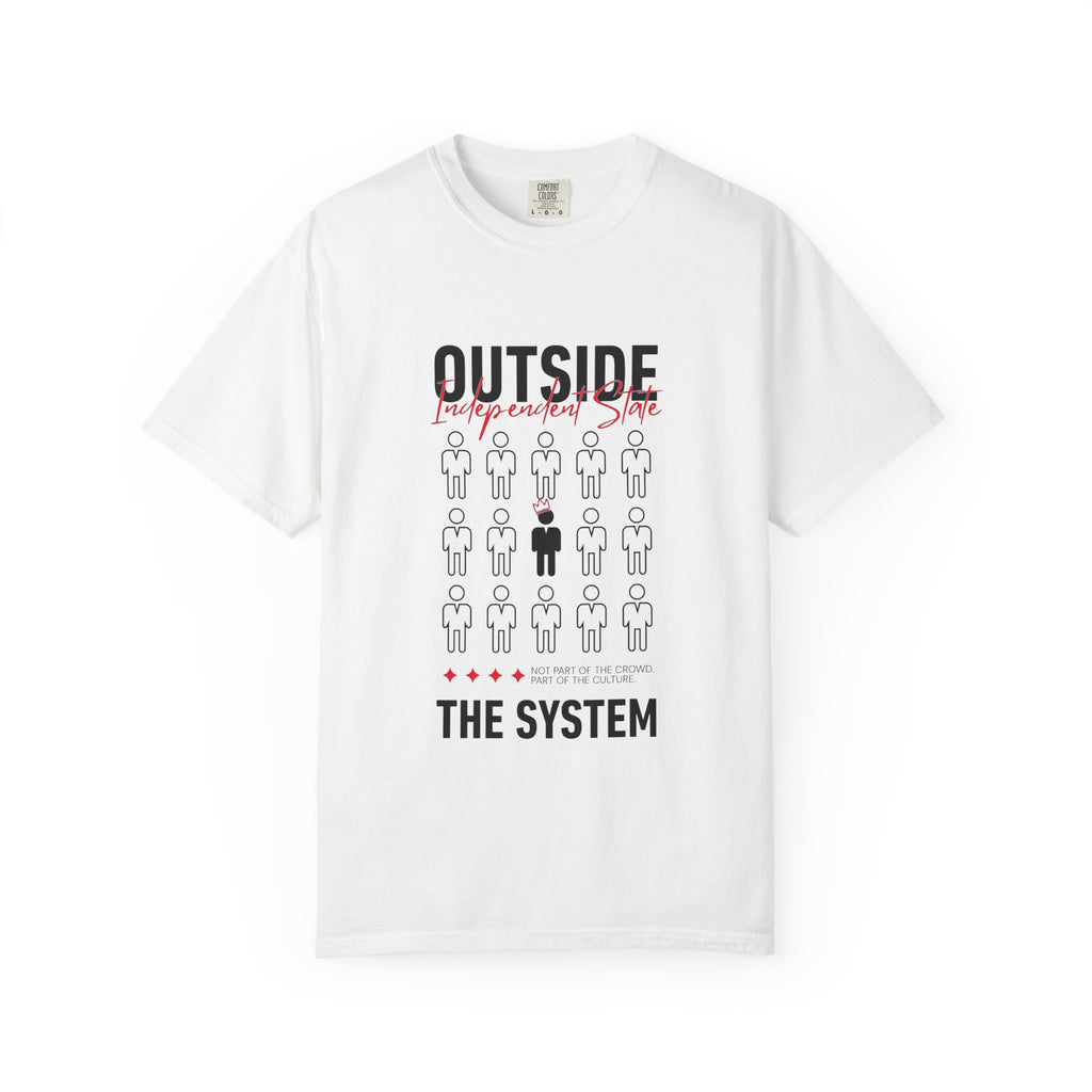 Outside The System Round Neck Unisex T-Shirt