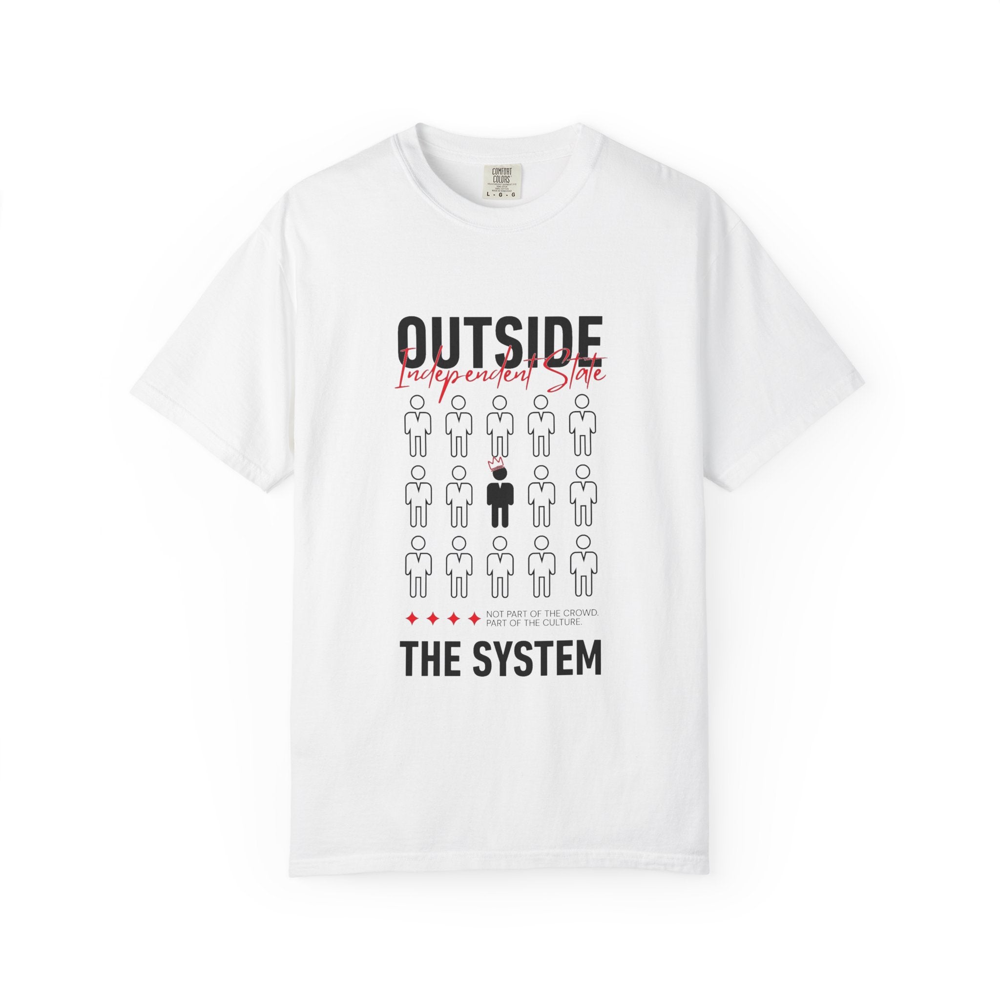 Outside The System Round Neck Unisex T-Shirt