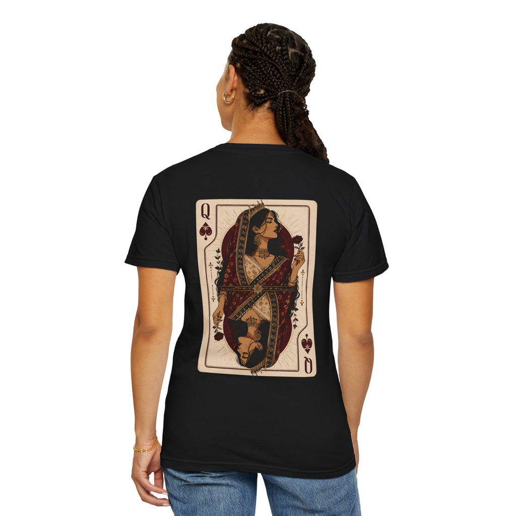 Queen Energy Playing Card Graphic T-Shirt