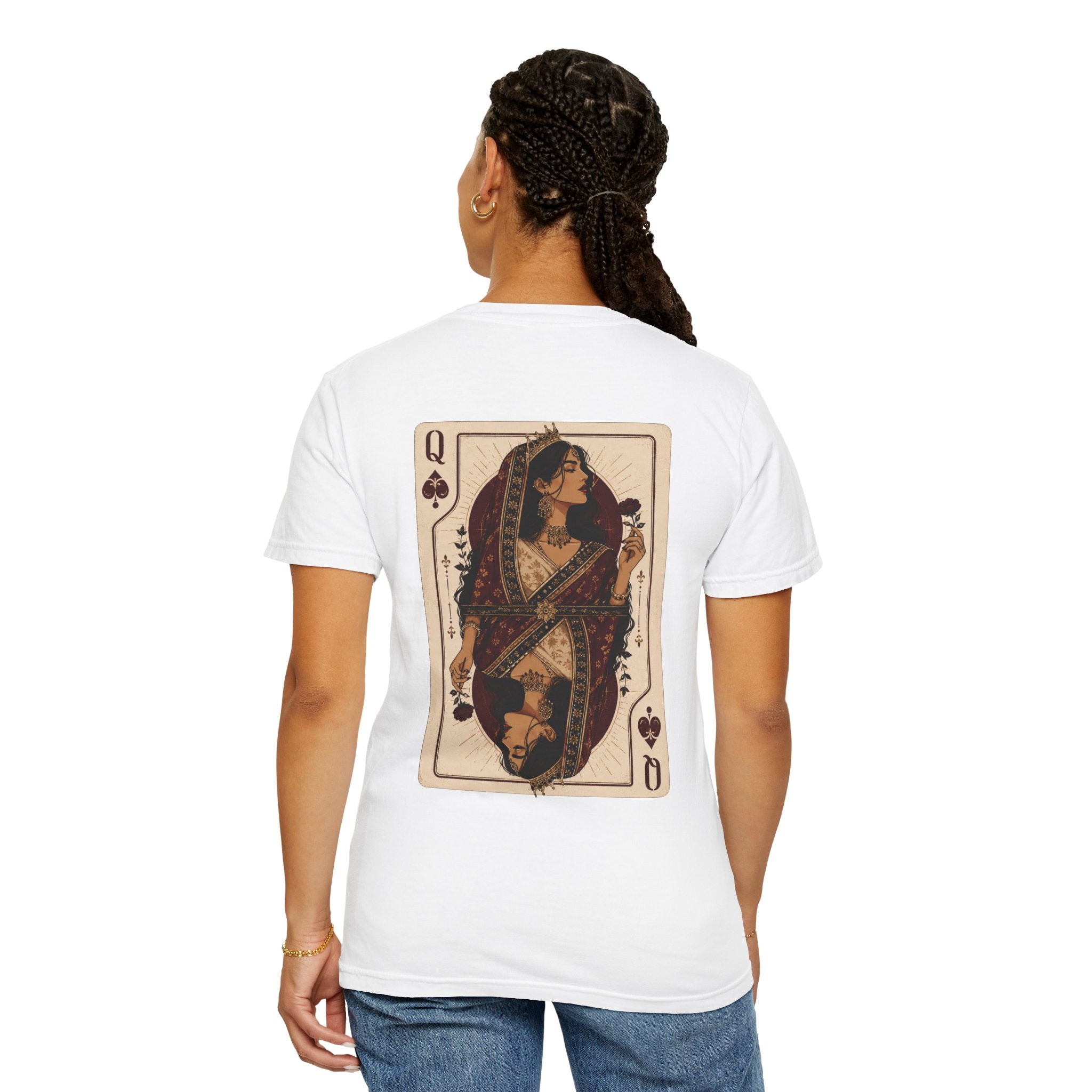 Queen Energy Playing Card Graphic T-Shirt