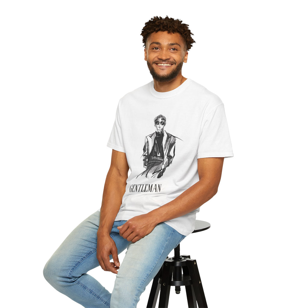 Minimalist Gentleman Artwork Tee