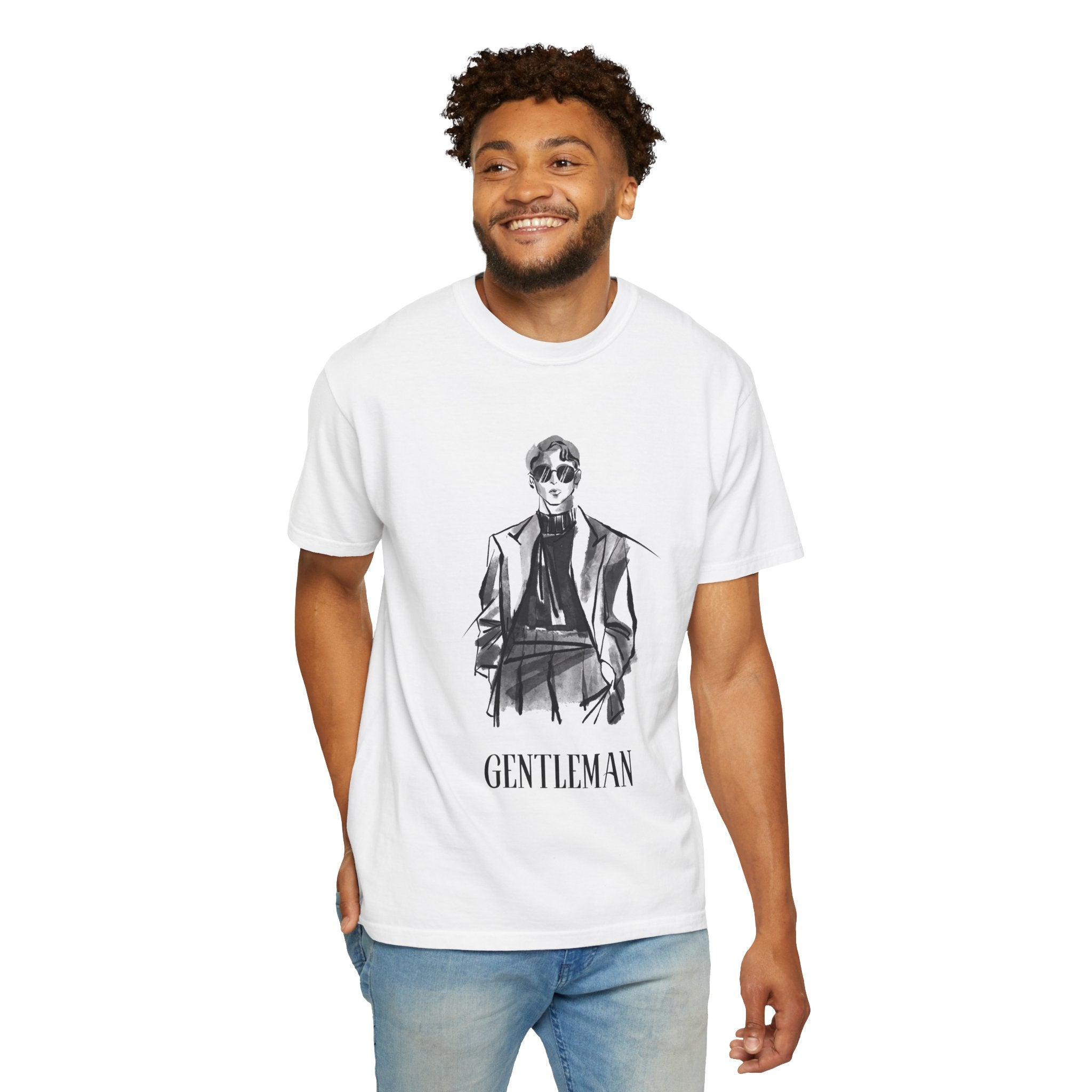 Minimalist Gentleman Artwork Tee