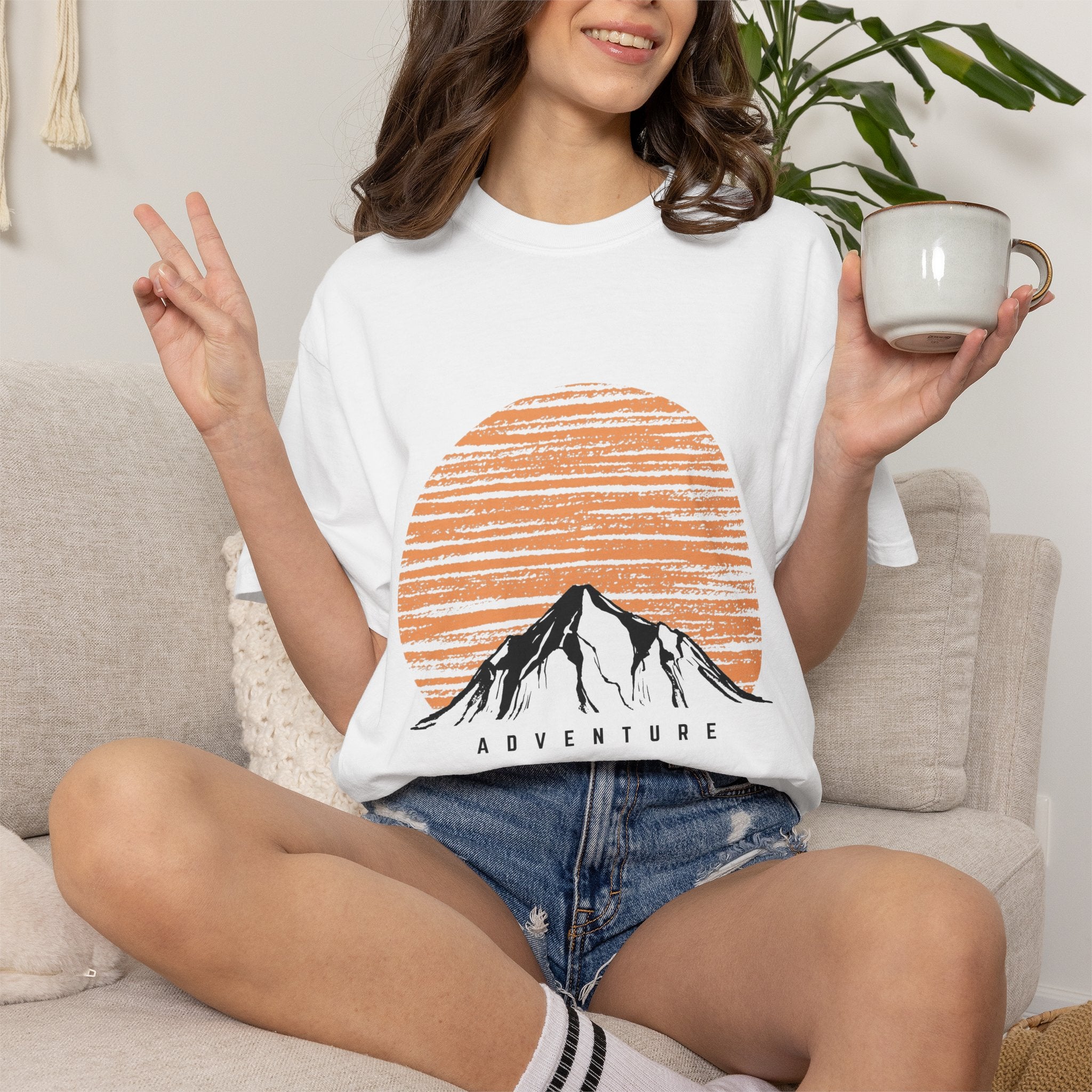 Adventure Horizon Round Neck Unisex T-Shirt