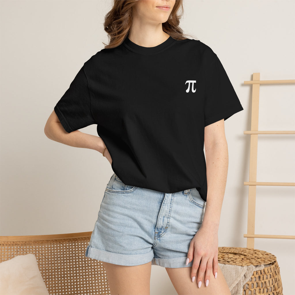 Pi Symbol Round Neck Unisex T-Shirt