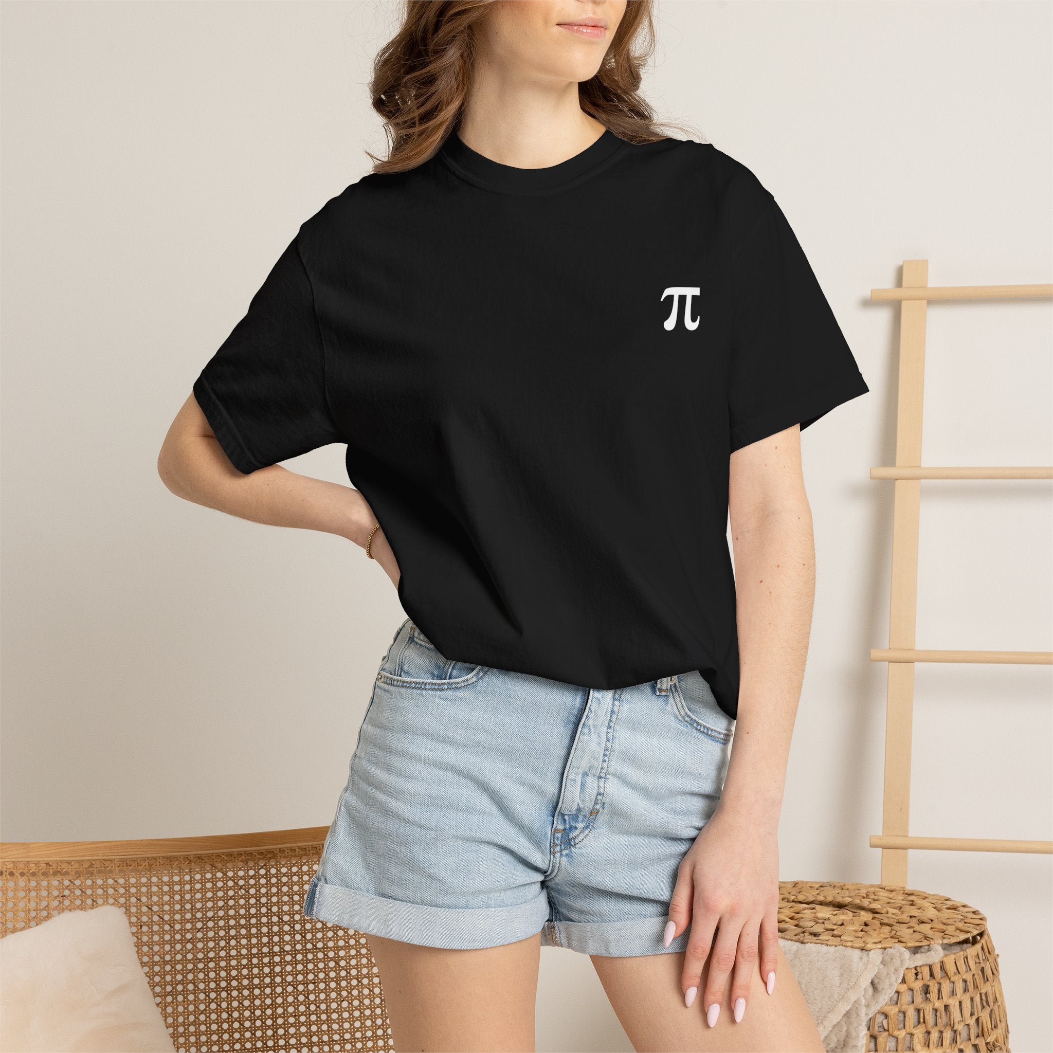 Pi Symbol Round Neck Unisex T-Shirt