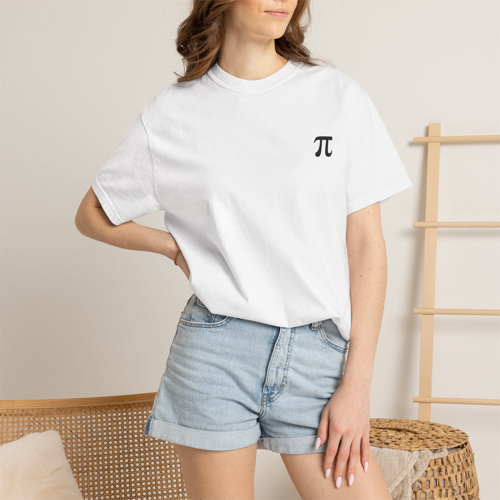 Pi Symbol Round Neck Unisex T-Shirt