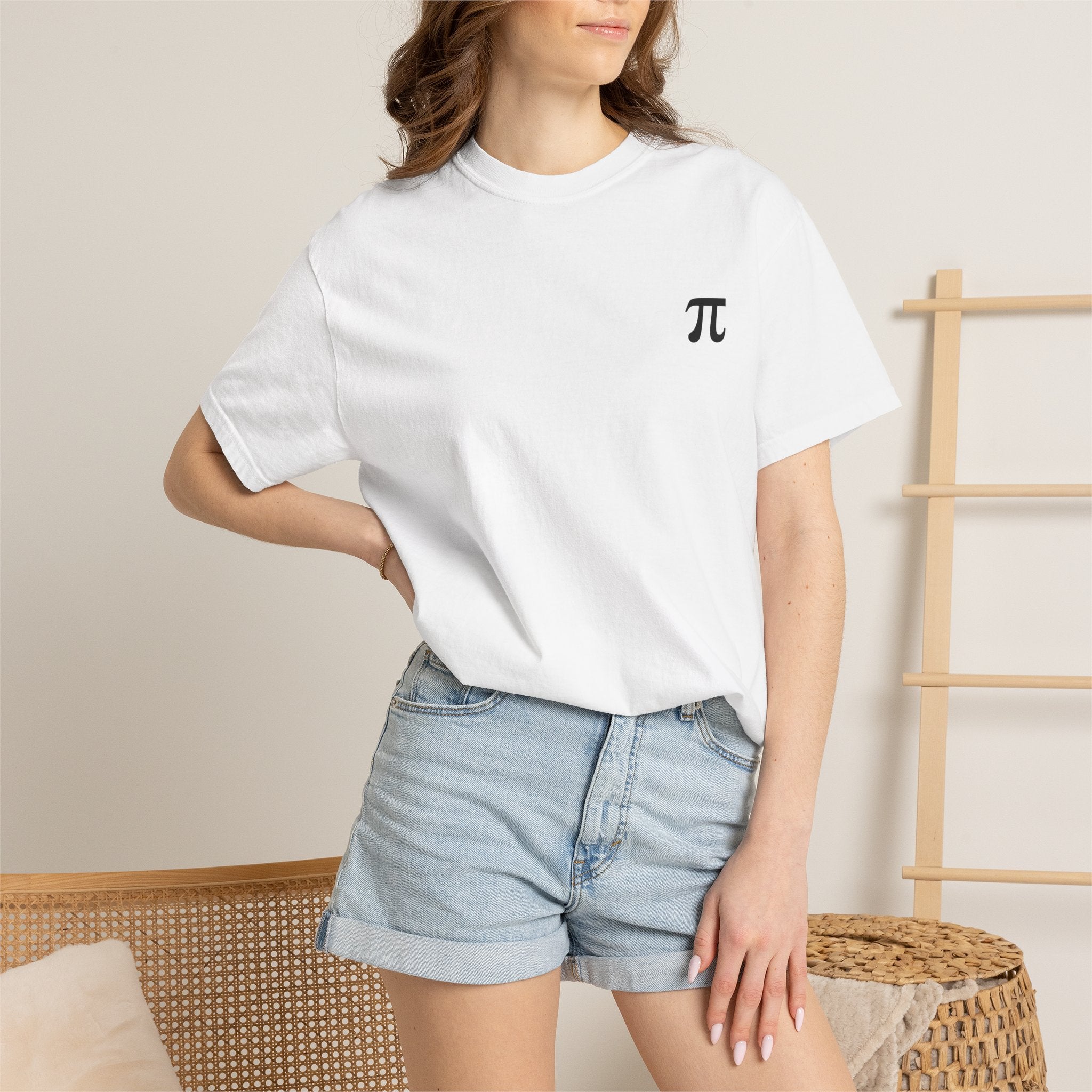 Pi Symbol Round Neck Unisex T-Shirt