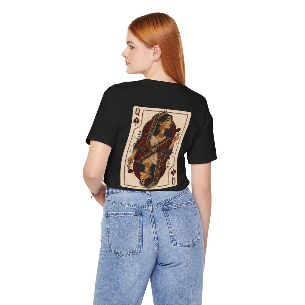 Queen Energy Playing Card Graphic T-Shirt