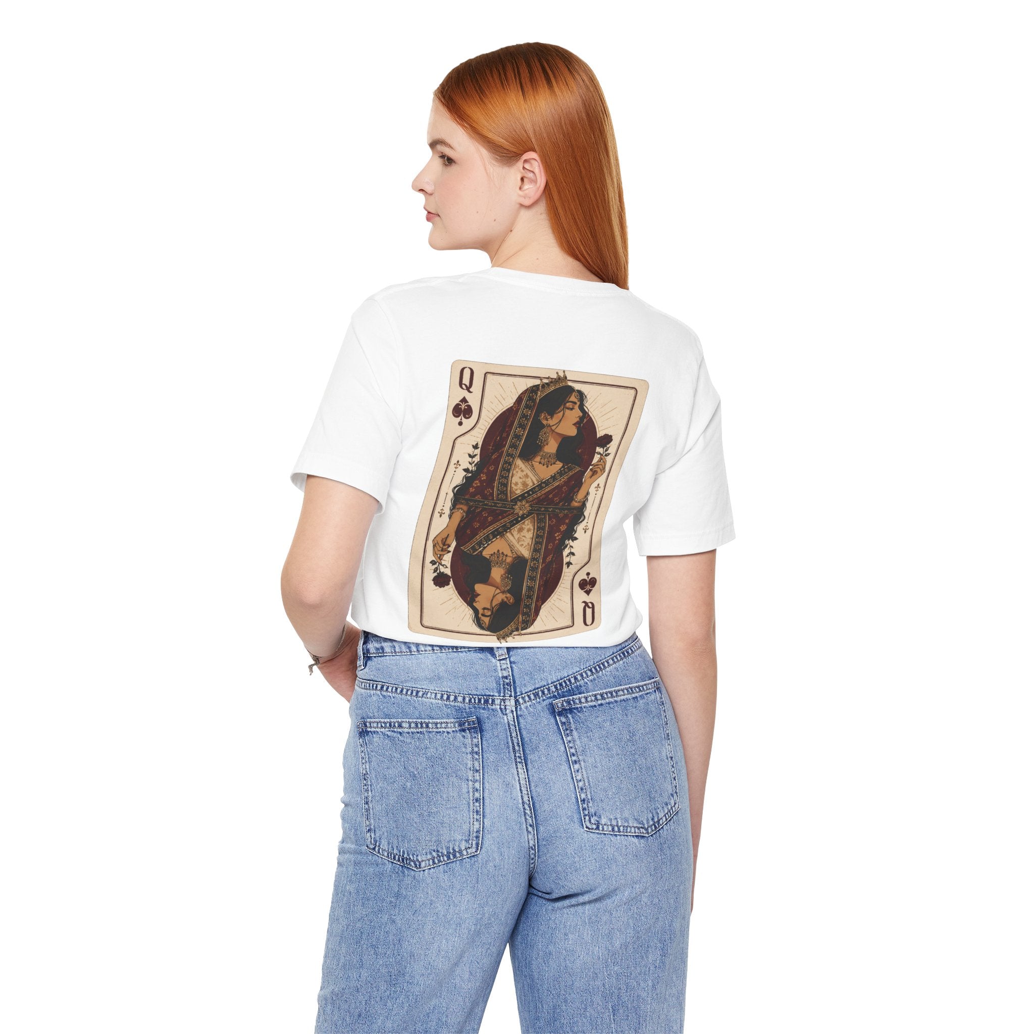 Queen Energy Playing Card Graphic T-Shirt