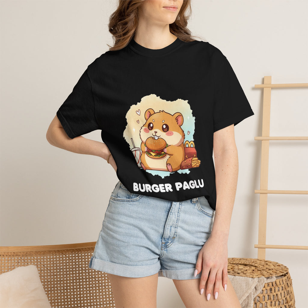 Burger Paglu Unisex Round Neck T-Shirt