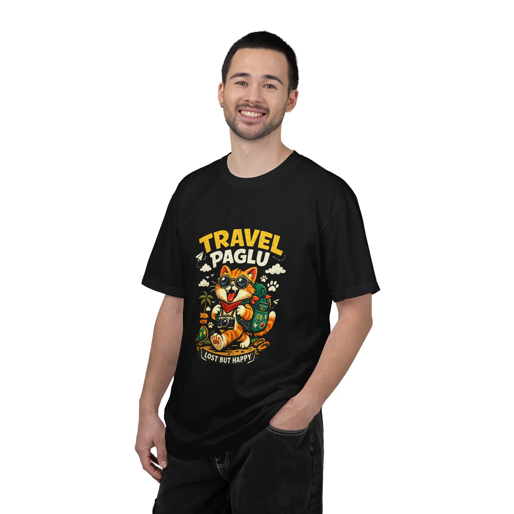 Travel Paglu Unisex Round Neck T-Shirt